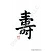 Symbol for Longevity Calligraphy Painting