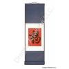 Red Good Fortune Character Calligraphy Scroll
