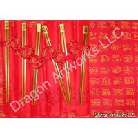 Red Chinese 100 Blessings Calligraphy Dinner Set